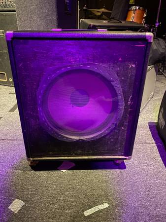 1980's Polytone Mega Brute 1x15 combo amp (with cover) 1