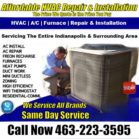 ➡️AFFORDABLE AC & FURNACE REPAIR-AIR CONDITIONING HVAC INSTALLATION 1