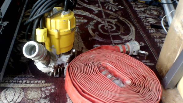 2"  1/2 HP TSURUMI SUBMERSIBLE TRASH PUMP 1