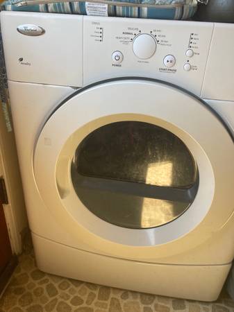 Whirlpool gas dryer stackable 1