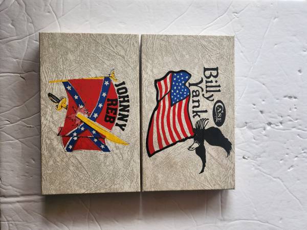 "BILLY YANK" AND "JOHNNY REB" CASE KNIVES 1