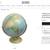 Rare EXCLUSIVE Rand McNally Raised Landscape Swivel Axis World Globe 2 thumbnail