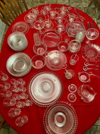 Glassware, candlewick 1
