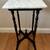Table Vintage Side /Pedestal Marble Top 28" Tall Mahogany 2 thumbnail