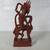 Dancing Apsara Celestial Female Spirit Hand Crafted Wood Statue 10" 6 thumbnail