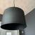 Custom pendant lamp black steel mid century modern mid-century 2 thumbnail