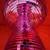 PINK MIRRORED-COVERED GLASS MUSHROOM #2 6 thumbnail