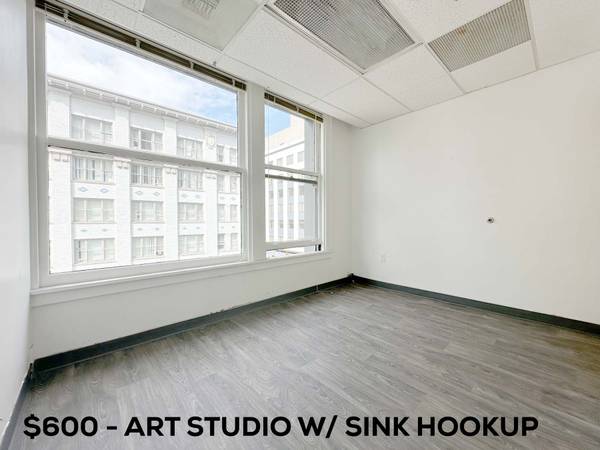 $600 Artista/Espacio para creadores con conexión de fregadero - Centro de Portland (SW 4th & Oak)63831397458049120