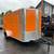 2026 Arising 6x12 V Nose Enclosed Cargo Utility Trailer ORANGE 3.5k 1 thumbnail