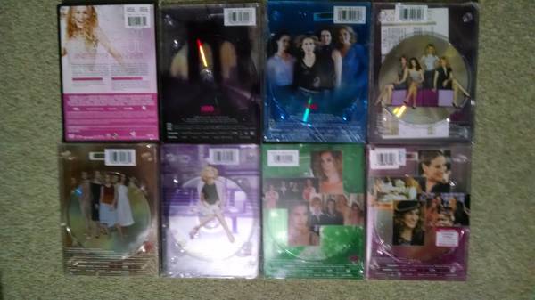Sexo en la ciudad DVD sellados nuevos temporadas 1-6 (pts. 1+2) + película extendida ($C/u) - $1 (Boston y zonas al norte)63438021099011121