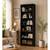 6-Tier Fixed Shelf Bookcase, 75" Tall Heavy-Duty Storage with Tip-Resistant Desi 1 thumbnail