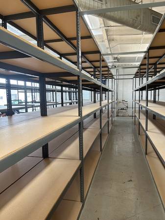 5 Tier 8 ft W x 2 ft D Shelving Storage Stock Supply Shelves 1
