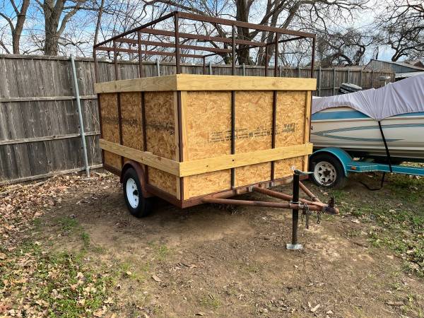 Nice trash/utility trailer New wheels/Tires 1