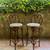 Vintage MCM Bentwood Thonet Bistro Leopard Print Barstools Counter Stools Set 6 thumbnail