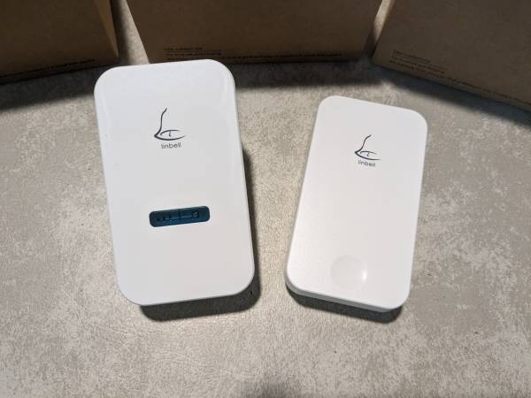 Wireless doorbell chime self powered 1