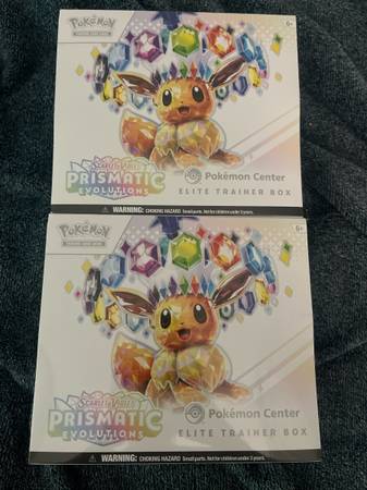 Prismatic evolutions pokemon center etbs 1