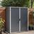 New 5 x 3 FT Outdoor Storage Cabinet Plastic Shed Patio Storage Shed with Stable 9 thumbnail