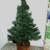CHRISTMAS TREE compact Fiber Optic Holiday Decoration Vintage 2 thumbnail
