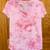 Aeropostale Womens Seriously Soft Pink Tie Dye Top Shirt XS 1 thumbnail