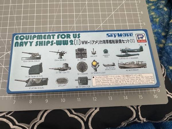 Equipment for US Navy Ships WW2 SkyWave Pit Road E-9 SW-1000 2Pack Mod 1
