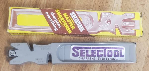 Vintage 1960 Selectool Master Sharpener Original Box 1