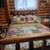 Queen Log Canopy Bed 3 thumbnail