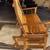 Bent Oak Glider Rocking Bench Chair Porch Sun Room Like New 7 thumbnail