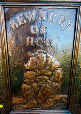 vintage harley davidson wall frame 1