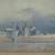 PRINT OF SUDDEN THUNDER OIL PAINTING BY FRANK M. HAMILTON - WOOD FRAME 2 thumbnail