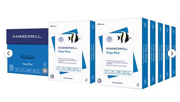 ***SAVE $$$ Computer Copy Paper 20lb 92 bright 5000 Sheets Hammermill 1