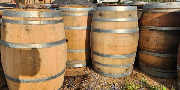 Wine Barrel / Half Barrel Planter 1
