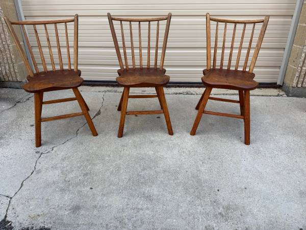 Sillas de comedor windsor antiguas del siglo XIX. Juego de 4 - $1.990 (Fairfax)63471431681795122
