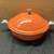 NEW - Orange Fiesta 4 Qt Persimmon Enamelware Oval Roaster with Lid 1 thumbnail