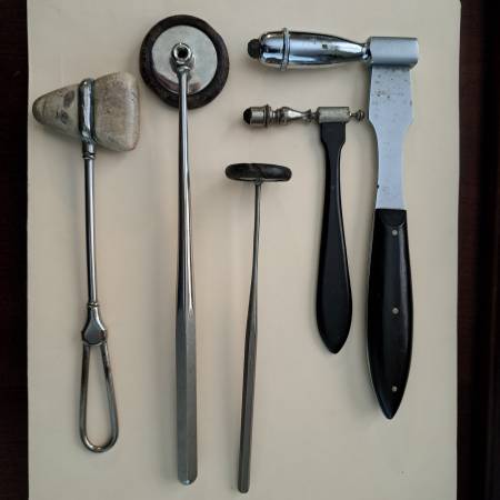 Five Antique and Vintage Reflex Hammers 1