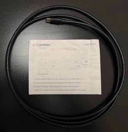 Cable Master Mini DisplayPort Cable - 4K 1