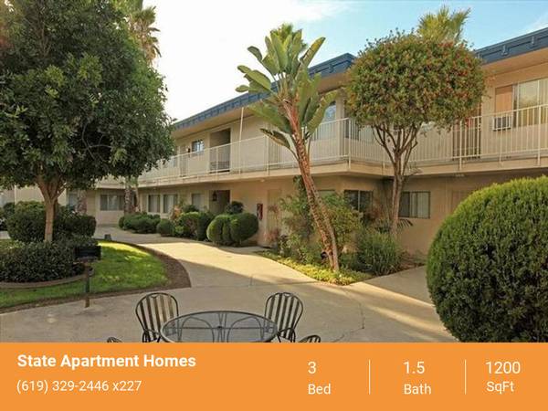$3,850 / 3br - 1200ft2 - Extra Storage, On-Site Maintenance, Refrigerator, BBQ/Picnic Area (San Diego)63998606525827122