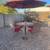 Awesome set of a tall wrought iron and mesh patio set. 1 thumbnail
