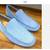 New 11 mens 100% leather perforated breathable laceless slip-on loafer 2 thumbnail