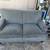 2 piece modern gray fabric couch and loveseat combo 6 thumbnail