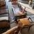 Legendary Hickory Furniture MCM Arm Chairs - Real Wood & Orange Velvet 13 thumbnail