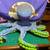 Crocheted Blue green Octopus LARGE plushie 6 thumbnail