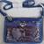 Brighton Blue/ Grey Python Embossed Leather Purse Handbag NEW 10 thumbnail