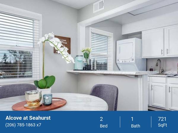 $1,400 / 2br - 721ft2 - Pet-Friendly, Limited Time Specials Running Now! W/D in Apts (Burien)63948084834563120