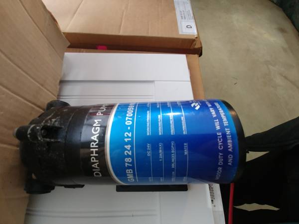 Diaphragm pump to water garden 1