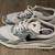 Women's 8-8.5 Athletic Shoes, Black Sock Fit, NIKE White Gray Sneakers 9 thumbnail