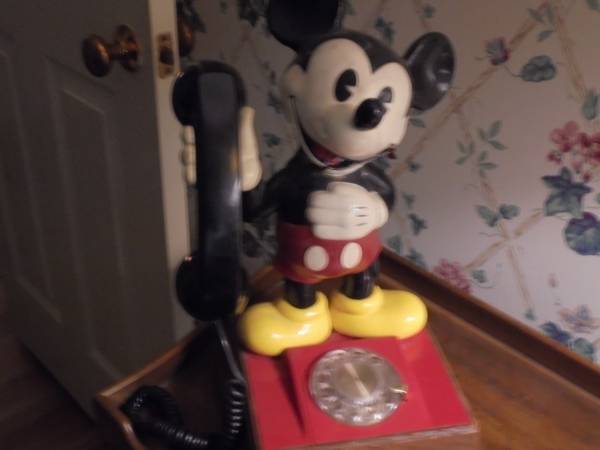 Vintage Phone.  Original Mickey Mouse Phone 1
