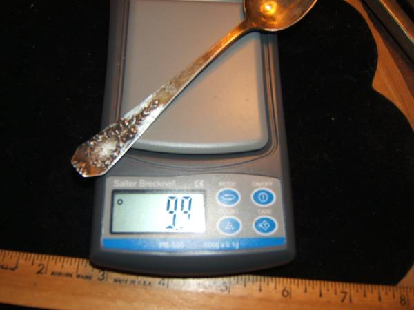 Sterling silver 925 Spoon hallmark Leo slonim w/lion 1