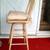 BAR STOOL Oak Wood Cushion Swivel Tall Cushioned Seat Kitchen Chair 4 thumbnail