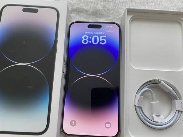 APPLE IPHONE 14 PRO MAX UNLOCKED 512GB PURPLE  $620 1
