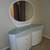 High Gloss White Vanity High quality curved drawer 3 thumbnail